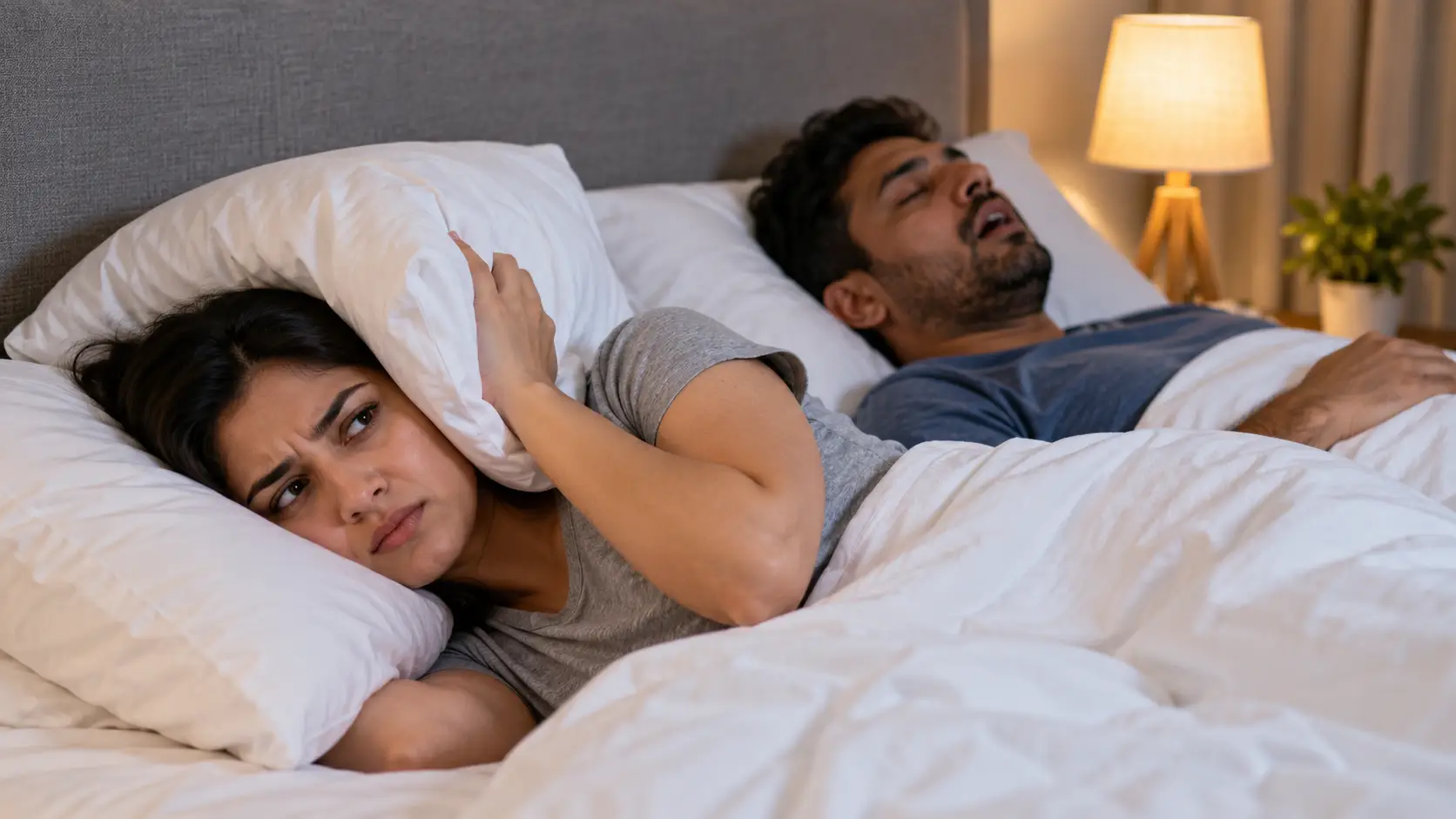 Healthy-weight Indian adult experiencing sleep difficulties, illustrating that obstructive sleep apnea can occur without obesity